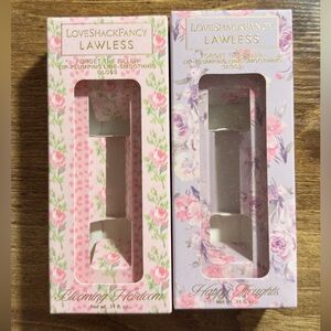 LoveShackFancy Lawless Lip Gloss Duo in Pink and Purple (BOX ONLY)
